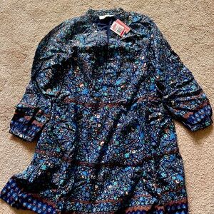 Vineyard Vines 
NWT Floral Blue Women’s Spring/Summer Dress
